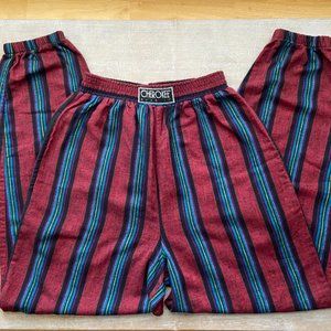 CHEROKEE BRAND HIGH WAIST COTTON  LOUNGE PANTS